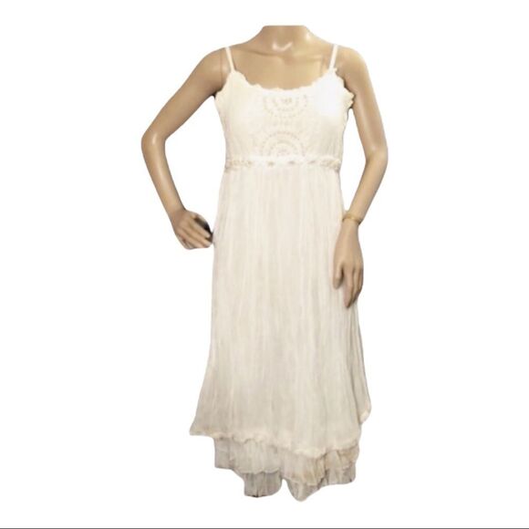 Vasna Dresses & Skirts - Vintage Vasna Desire Beaded Empire Waist Dress Informal Wedding